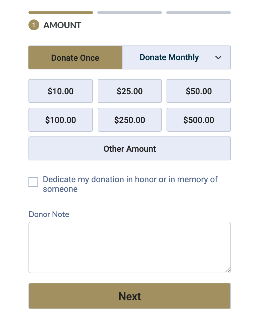 Image of Seattle Angels donation page